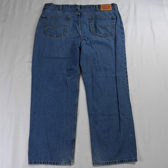 Levi's 42 x‎ 30 550 Relaxed Fit Medium Stonewash Distressed Jeans - Picture 5 of 5
